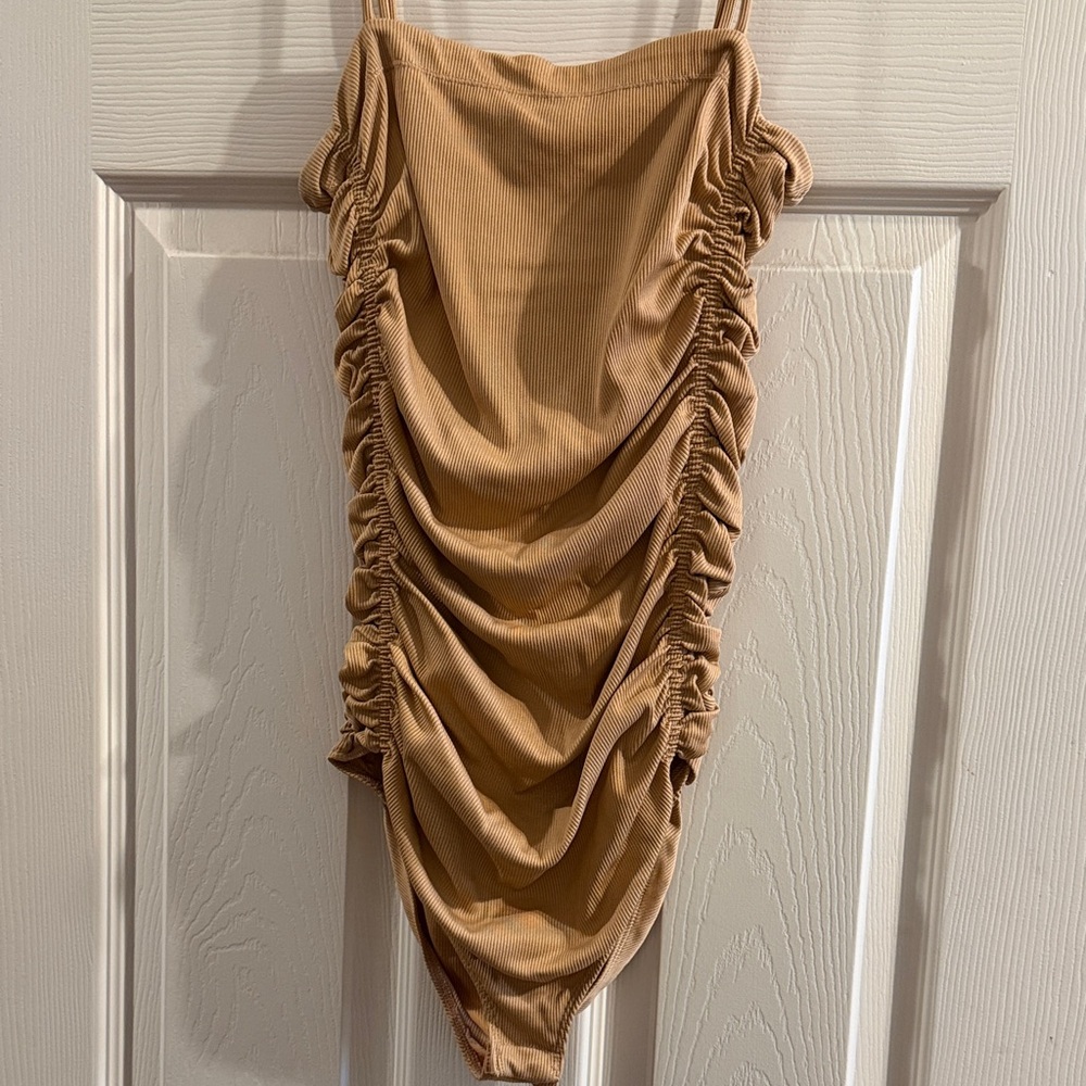 Free People Ribbed Body Suit Size Small